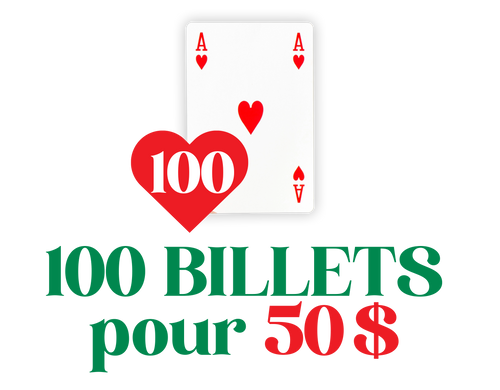 100 pour 50 $