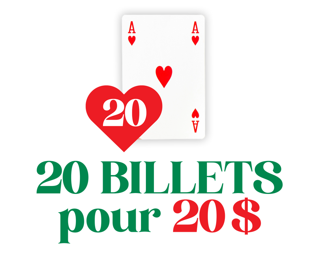 20 pour 20 $